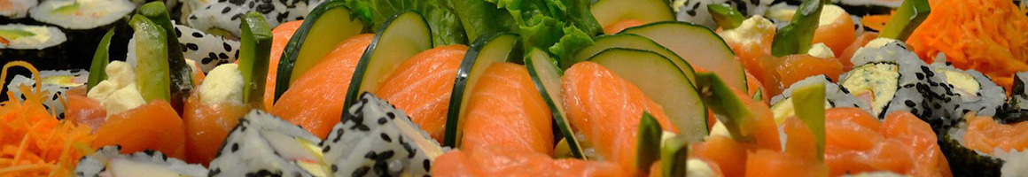 Eating Sushi at Tomo21 Sushi restaurant in New York, NY.